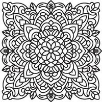 Ornate objects coloring pages. Ornate objects outline for coloring book vector