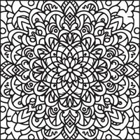 Ornate objects coloring pages. Ornate objects outline for coloring book vector
