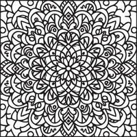 Ornate objects coloring pages. Ornate objects outline for coloring book vector