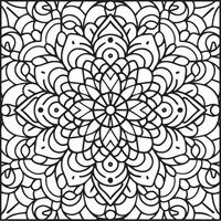 Ornate objects coloring pages. Ornate objects outline for coloring book vector