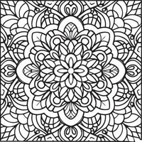 Ornate objects coloring pages. Ornate objects outline for coloring book vector