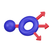 Belastung Balancer wie ein Bedienung Abonnieren 3d Symbol png