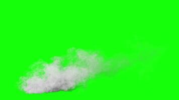 White smoke rises up from the ground. White steam or smoke rising up and slowly dissolving. Great for simulating various effects like steam rising from manholes, factory chimneys. video