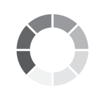 bezig met laden cirkels vlak stijl. modern voorladers png