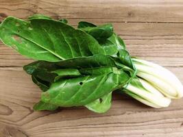 Vegetables on wooden background video