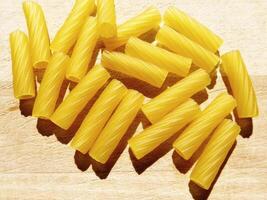 Pasta on wooden background video