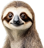 AI generated Watercolor painting of a cute Sloth. png