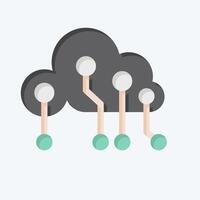 Icon Sevice. related to Social Network symbol. flat style. simple design illustration vector