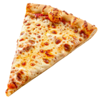 ai gegenereerd kaas pizza geïsoleerd Aan transparant achtergrond generatief ai png