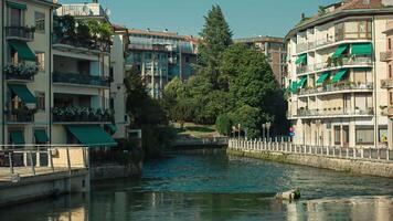 Buranelli river view in Treviso 4 video