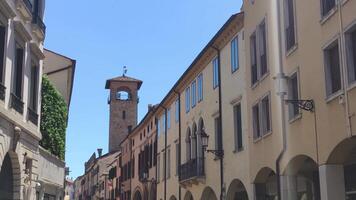 Alley Umberto I in Padua in Italy 2 video