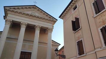 patronal Igreja dentro bardolino cidade Centro video