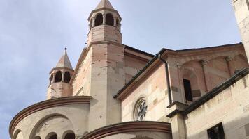 Detail of Modena's Duomo in Italy 2 video