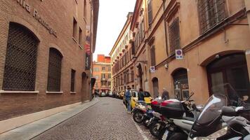 MODENA ITALY 1 OCTOBER 2020 View of Emilia Centro alley in Modena in Italy video