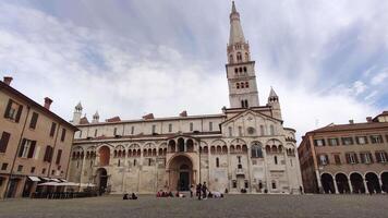 modena Italië 1 oktober 2020 modena s kathedraal in de historisch stad centrum video