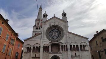 MODENA ITALY 1 OCTOBER 2020 Modena s cathedral in the historiacl city center video