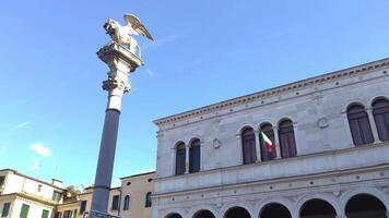 Padova Italië 18 juli 2020 heilige Mark steli in padua in Italië video