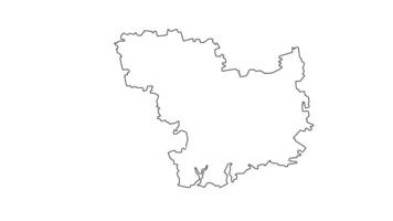 animated sketch map of Mykolaiv in ukraine video