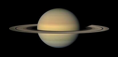 Planet Saturn. View of the planet photo