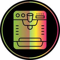 Ice cream machine Glyph Due Color Icon vector