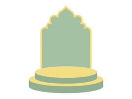 Eid Al Adha Product Podium Stage Background vector