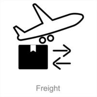 Freight and cargo icon concept vector