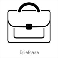 Briefcase and office icon concept vector