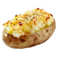 AI generated Fast Food Baked Potato Dish ,transparent background  Generative AI png