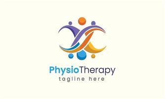 AI generated Physiotherapy vector icon sign symbol logo design template