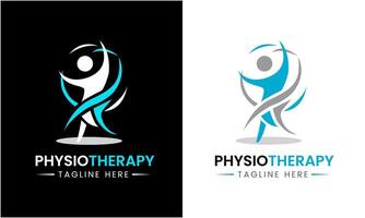 AI generated Physiotherapy vector icon sign symbol logo design template