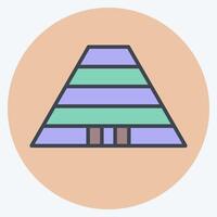 Icon Cradle Of Human Kind. related to South Africa symbol. color mate style. simple design illustration vector