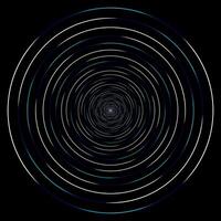 Detailed twirl, spiral element. whirligig effect. Circular, rotating burst lines. Whirl radial spokes. Coil, twirl abstract shape vector