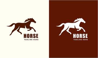 AI generated Horse minimalist modern unique logo icon symbol idea vector graphic design template