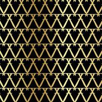 Golden Seamless geometric pattern. Abstract background. Vector Illustration.