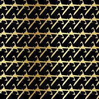 Golden Seamless geometric pattern. Abstract background. Vector Illustration.