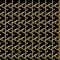 Golden Seamless geometric pattern. Abstract background. Vector Illustration.