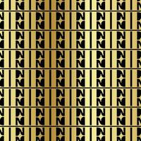 Golden Seamless geometric pattern. Abstract background. Vector Illustration.