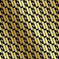 Golden Seamless geometric pattern. Abstract background. Vector Illustration.