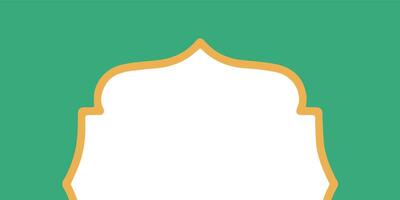 Ramadhan Mubarak Frame Background Illustration vector