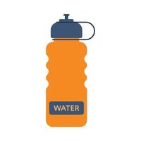 Sports bottle hydro flask water. Sport water bottle vector illustration colorful.