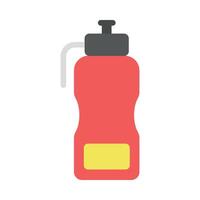 Sports bottle hydro flask water. Sport water bottle vector illustration colorful.