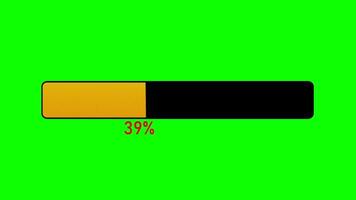 cargando buffer Progreso bar. blanco descargar interfaz. video