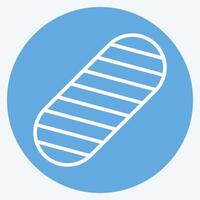 Icon Griptape. related to Skating symbol. blue eyes style. simple design illustration vector