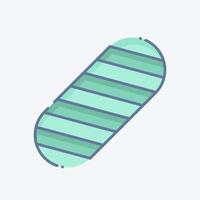 Icon Griptape. related to Skating symbol. doodle style. simple design illustration vector