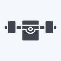 Icon Skate Truck. related to Skating symbol. glyph style. simple design illustration vector