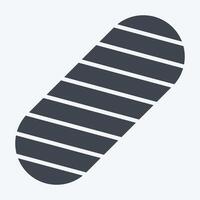 Icon Griptape. related to Skating symbol. glyph style. simple design illustration vector