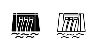 Water Dam Vector Icon