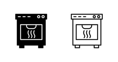 icono de vector de horno