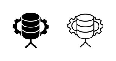 Database Management Vector Icon