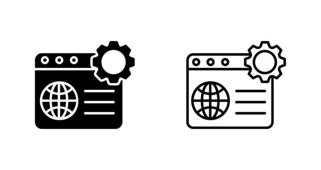 Web Optimization Vector Icon